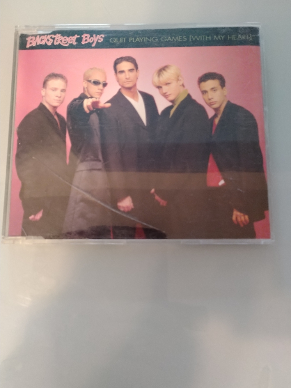 Backstreet Boys "Quit Playing Games (With My Heart)" CD - Pink Cover